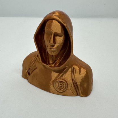 Busto de Satoshi Nakamoto – Edición Cobre Metálico - Imagen 3