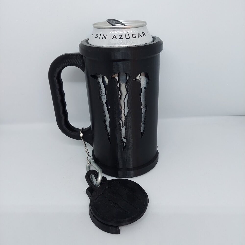 Portavaso tipo Jarra para lata energética Monster - Imagen 5