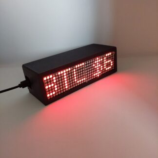 BitMatrix - Reloj y Ticker Cripto BTC ETH LTC DOGE